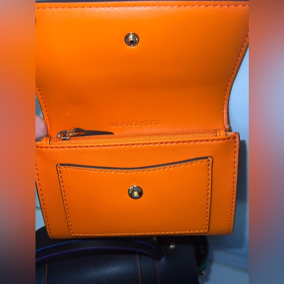 Michael Kors 🌈 Set School Satchel Multicolor NWT And Wallet NWOT PRIDE RAINBOW - Picture 8 of 9